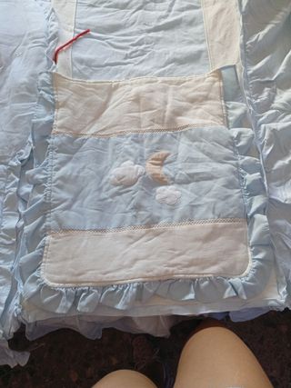 Cuna bebé - Ositos cabecero funda nórdica....