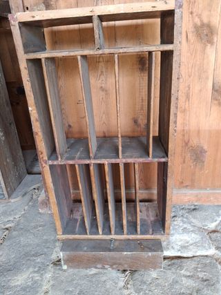 Archivador madera antiguo