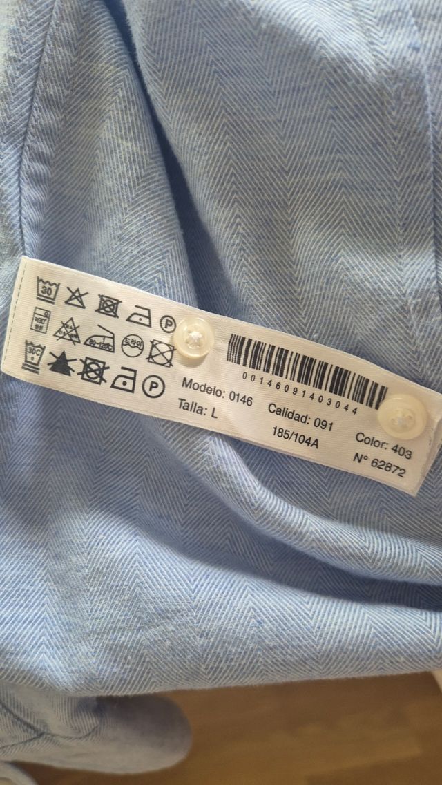 Camisa Massimo Dutti azul