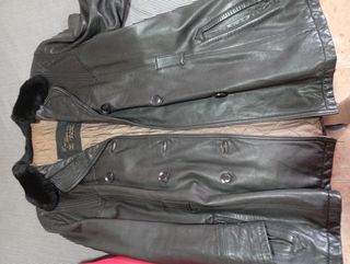 Lote Cazadoras cuero negra vintage