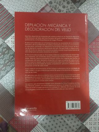 Depilación mecánica y decoloración del vello