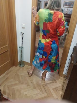 Vestido multicolor juvenil