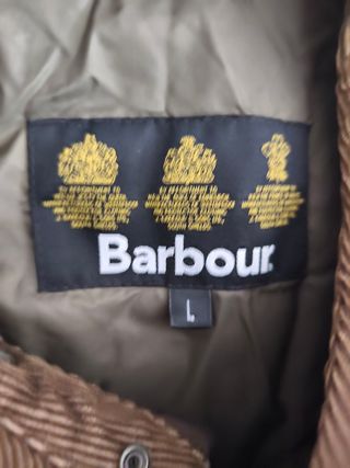 Cazadora Barbour marrón acolchada