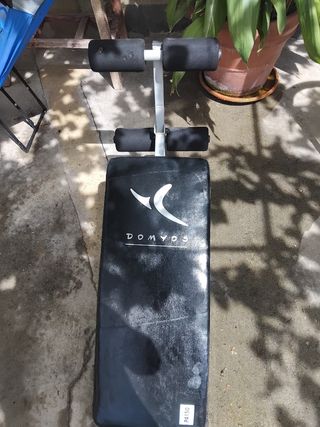 Banco abdominal AB King Pro + Domyos PA150