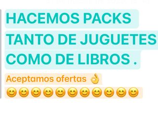 Pack Juguetes y Libros Niños