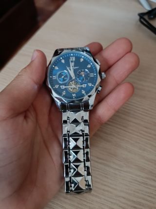Reloj Hombre Cronógrafo Azul