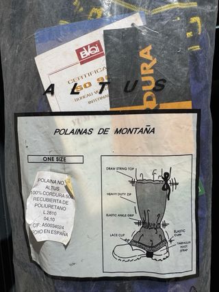 Polainas montaña Altus - nuevas