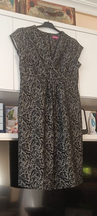 Elegante vestido invierno premamá embarazada 