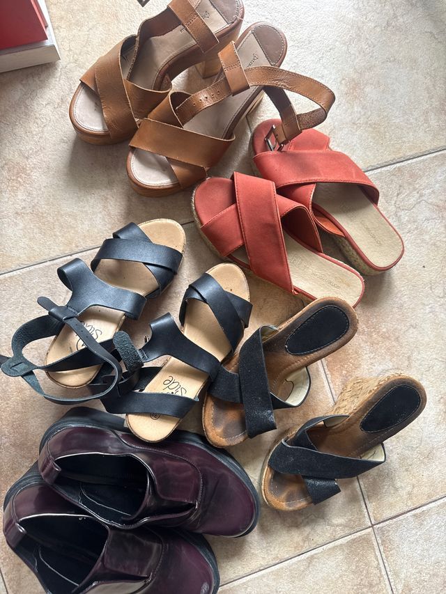 Sandalias plataforma mujer