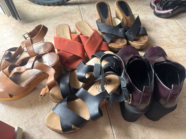 Sandalias plataforma mujer