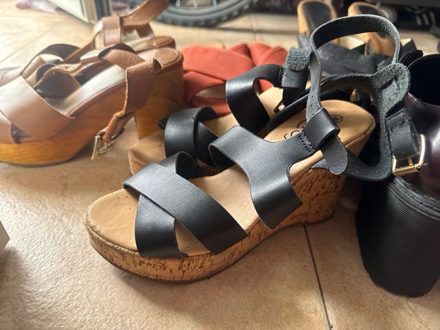 Sandalias plataforma mujer