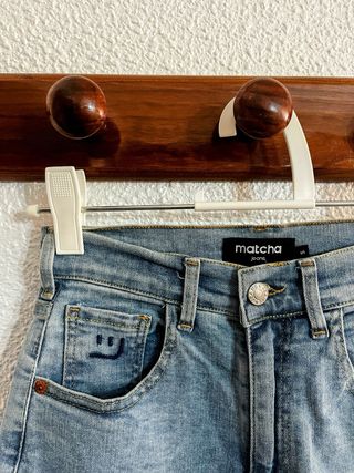 Vaqueros cortos Matcha jeans - Talla S