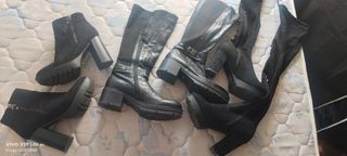 Botas negras mujer - Tallas variadas