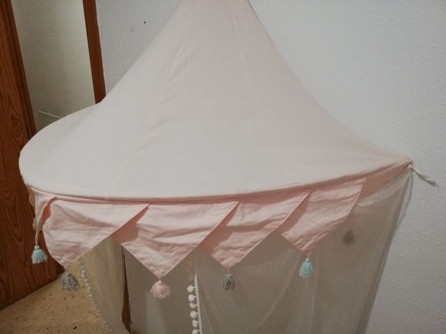 Dosel cama niña rosa