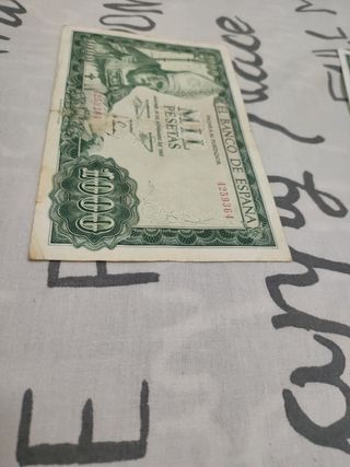 Billete 1000 Pesetas 1965