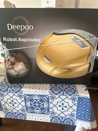 Robot Aspirador Deepoo - Dorado