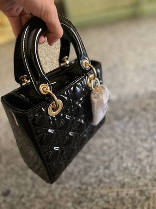 Mini Lady Dior nera