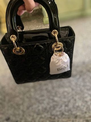 Mini Lady Dior nera