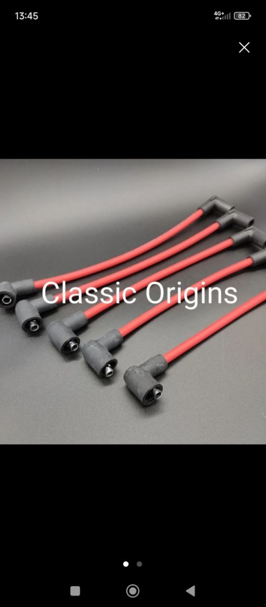 Cables bujía silicona rojos - Clásicos