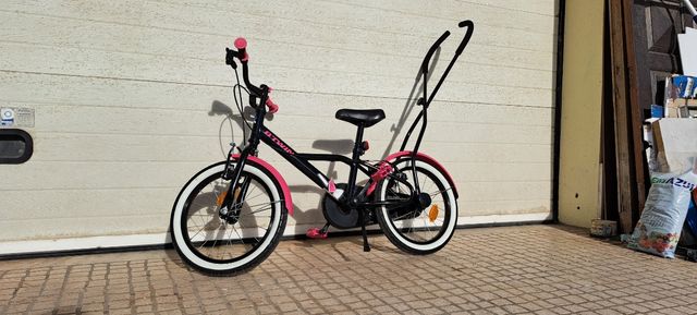 BICICLETA roda 16" 4,5-6 ANOS 500 SPY HERO GIRL