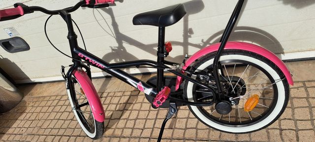 BICICLETA roda 16" 4,5-6 ANOS 500 SPY HERO GIRL