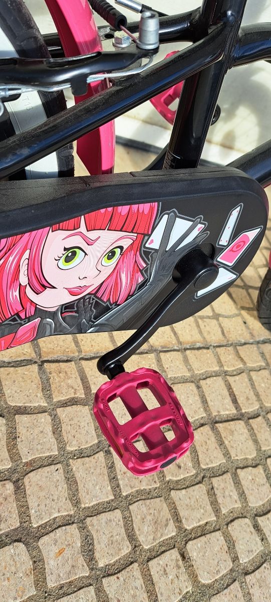 BICICLETA roda 16" 4,5-6 ANOS 500 SPY HERO GIRL