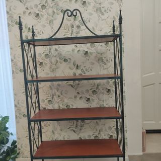 Estantería metal y madera - 4 baldas