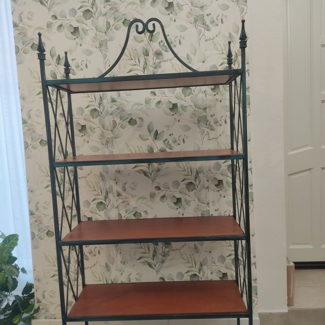 Estantería metal y madera - 4 baldas