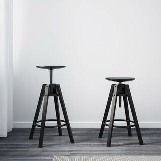 Taburete Ikea Dalfred negro