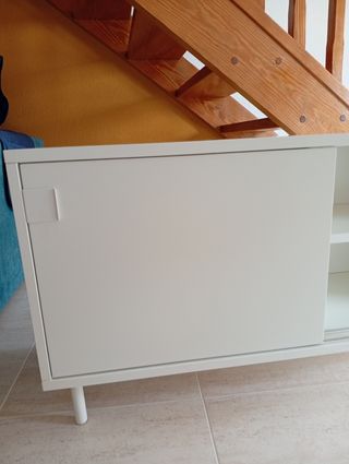 Mueble salón blanco - Moderno