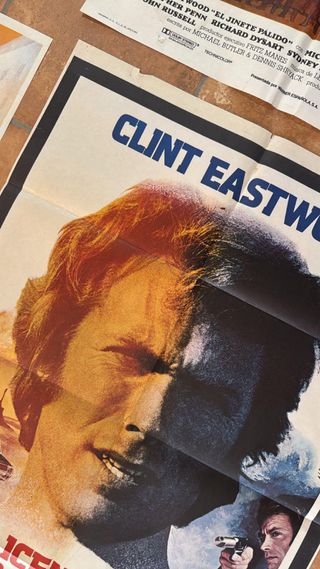 Lote 4 Pósters Clint Eastwood Originales