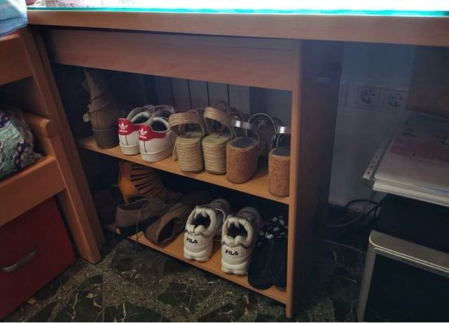 habitación juvenil para ser recogida desmontada