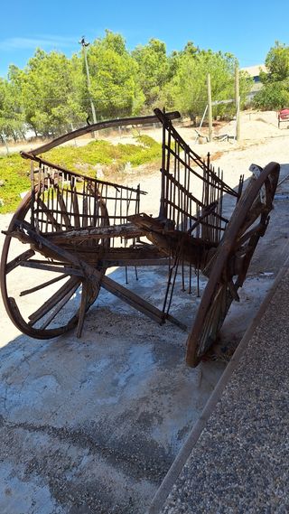 Carro antiguo de mulas