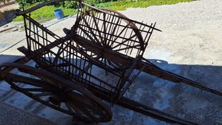 Carro antiguo de mulas