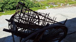 Carro antiguo de mulas