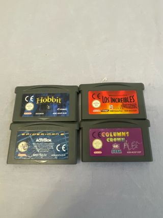 4 juegos Game Boy Advance