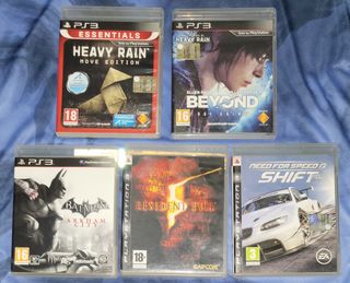 Lotto Giochi Heavy Rain Beyond Resident Batman PS3