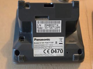 Teléfono Panasonic KX-TG6711SP Gris