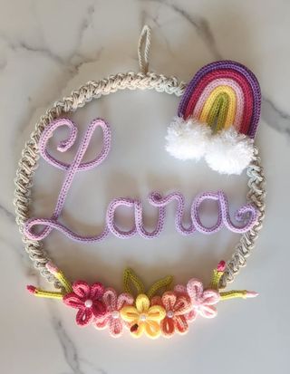 Aro tricotin personalizado - Lana