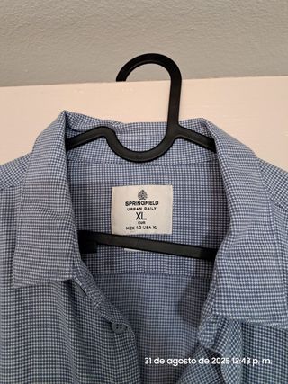 Camisa Springfield XL - Azul