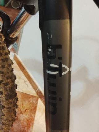 Bicicleta montaña negra