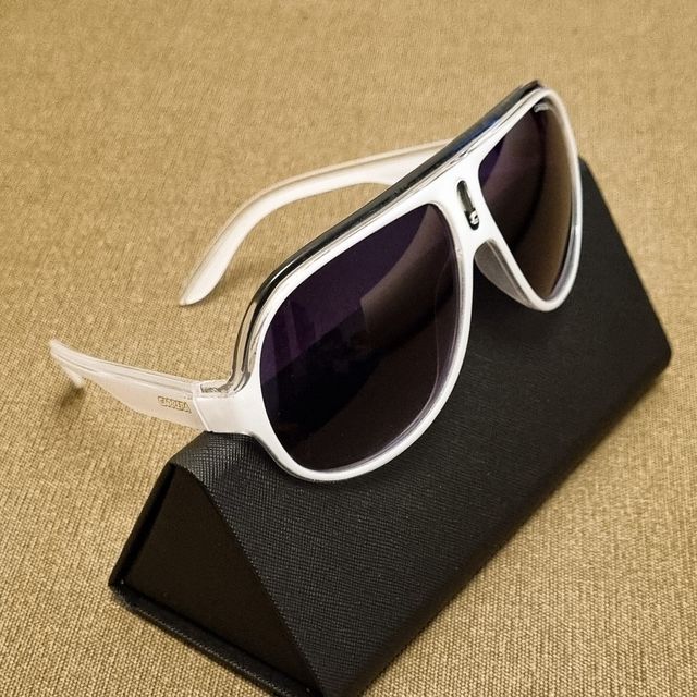 Carrera Aviator Vintage - Gafas de Sol Blanco Chic
