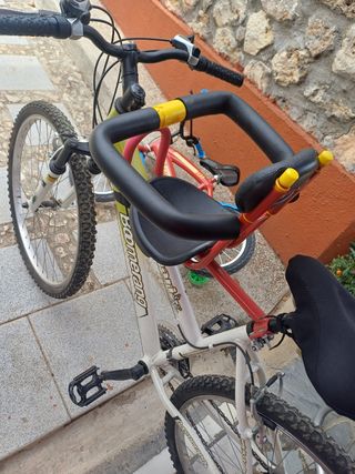 Silla portabebés bici