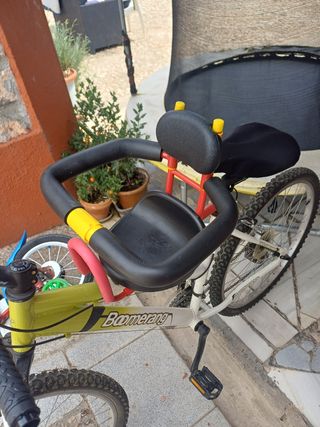 Silla portabebés bici