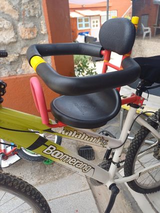Silla portabebés bici