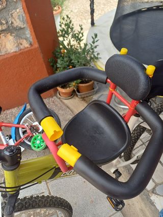 Silla portabebés bici