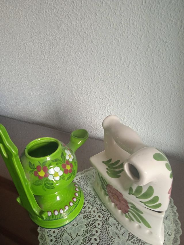 2 Piezas Decorativas Cerámica