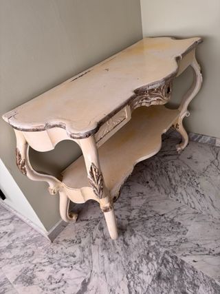 Mesa consola vintage madera madera
(Restaurar)