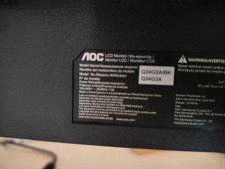 Monitor AOC Q24G2A 24" 1440p 165Hz IPS