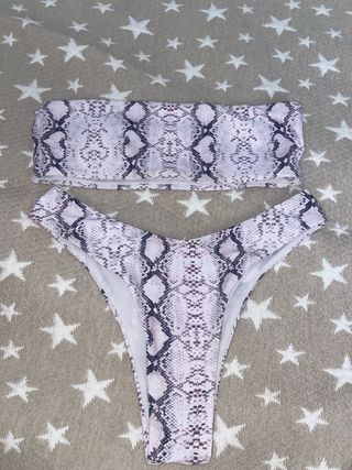Bikini estampado serpiente